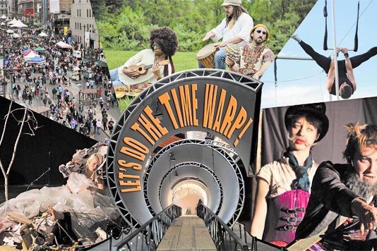 Arts festival inspires performers to travel through time