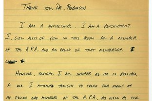Forty years after APA decision, ‘Dr. Anonymous’ letter continues to educate