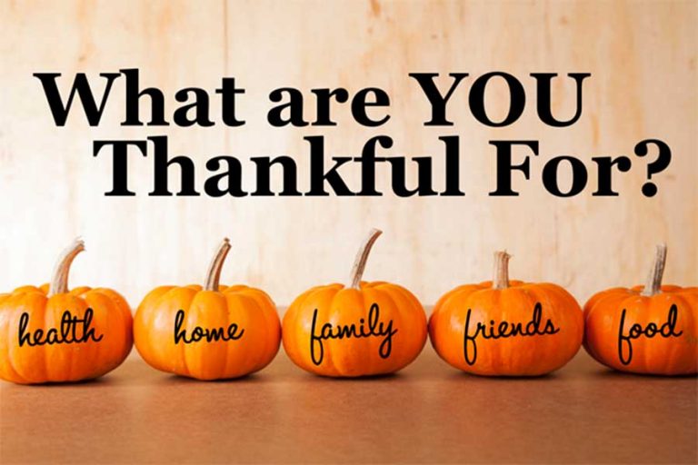 What are you thankful for this year?