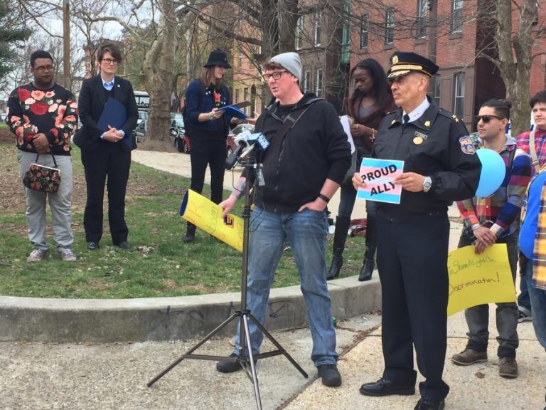 GOAL president, police LGBT liaison help celebrate Trans Day of Visibility
