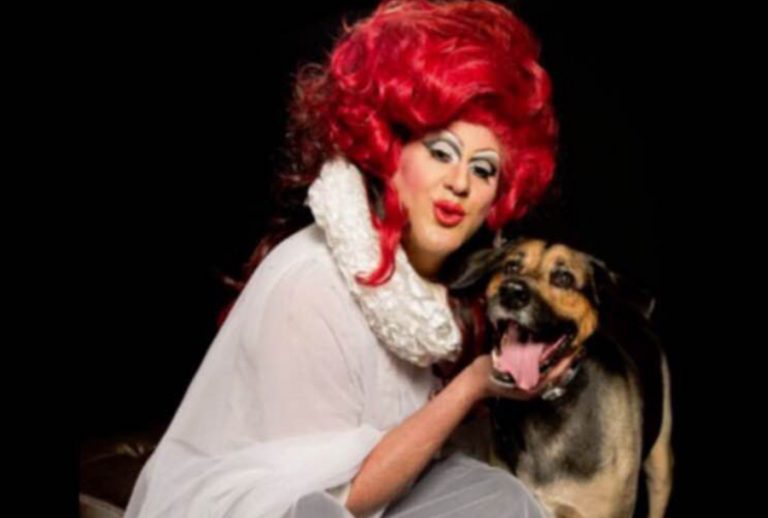 Local drag stars shoot benefit calendar with and for shelter dogs