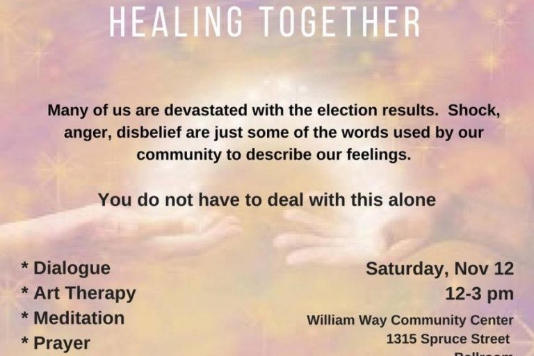 After election, event to promote community healing
