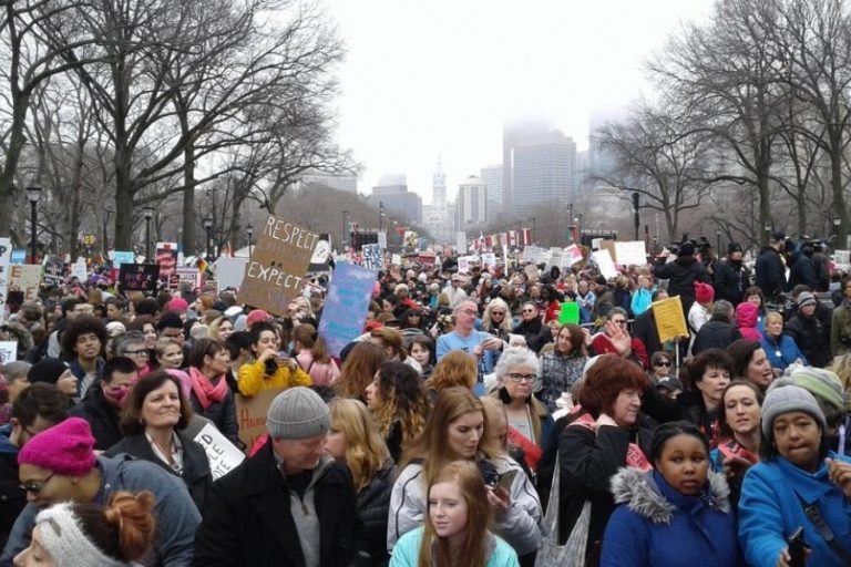 50,000 fill the Parkway for Women’s March on Philadelphia