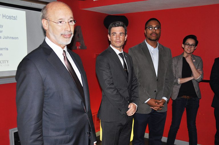 Gov. Wolf speaks at Liberty City spring fundraiser