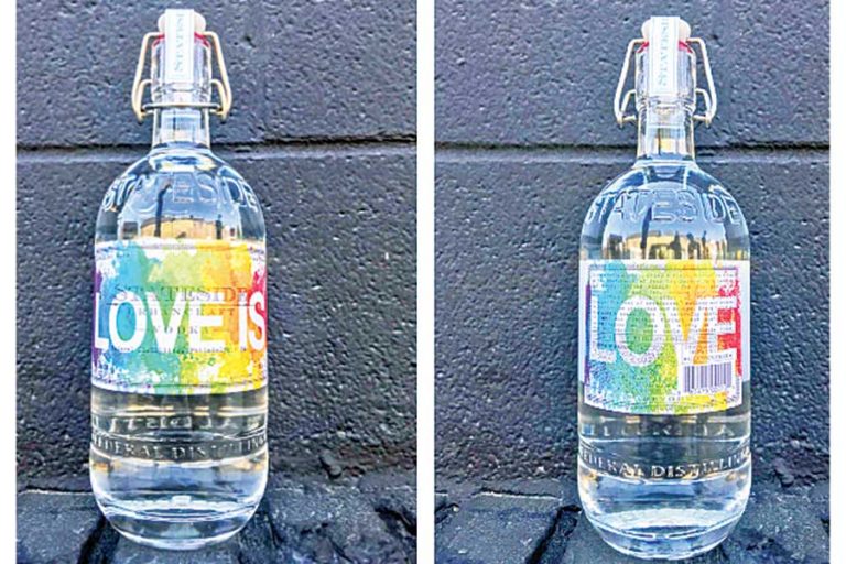Liquor company says ‘love is love’ with Pride bottle labels