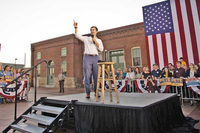 Pete speaks on LGBTQ history, historic campaign