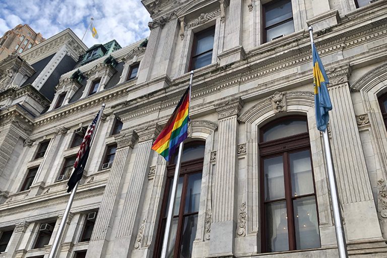 City raises More Color More Pride flag to kick off OutFest
