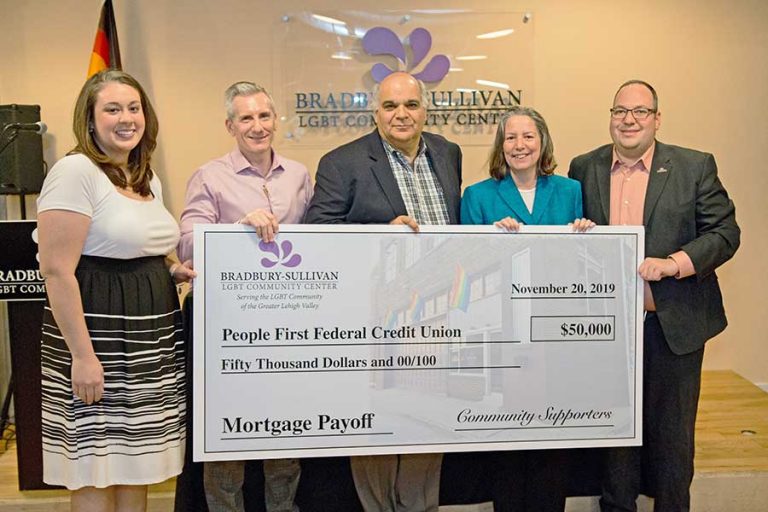 Allentown’s LGBT community center holds mortgage payoff ceremony