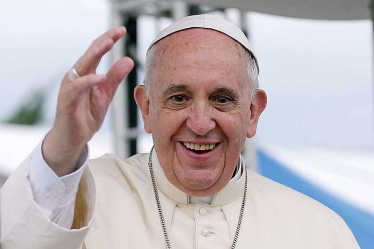 Pope Francis says trans people can be baptized and be godparents