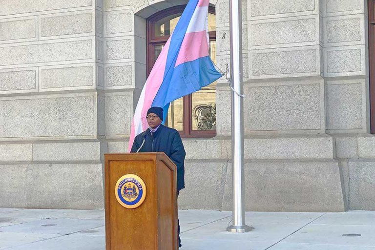 City Hall flag-raising commemorates Transgender Day of Remembrance