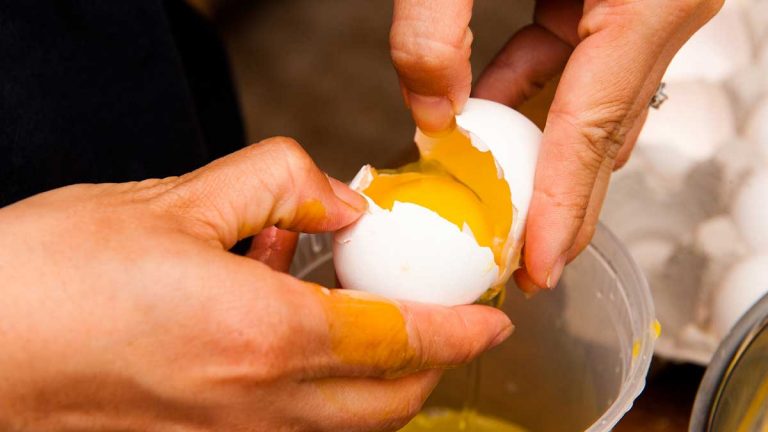 Cracking the egg