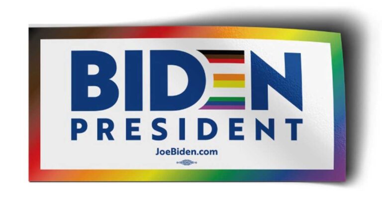If you are closeted or questioning, vote for Joe Biden
