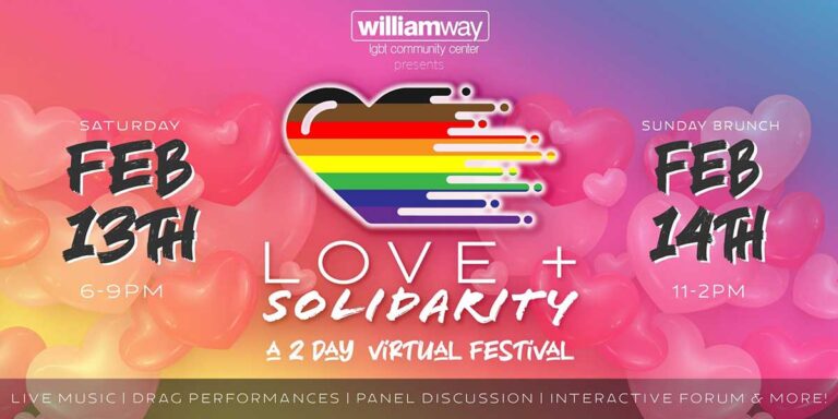 William Way to host virtual Valentine’s Day event