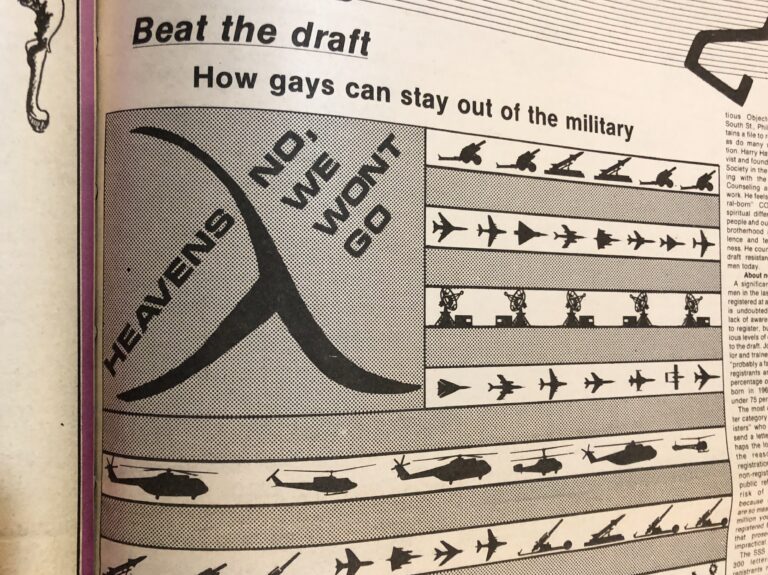 Military draft possibility weighed heavily on gay men in the ‘80s