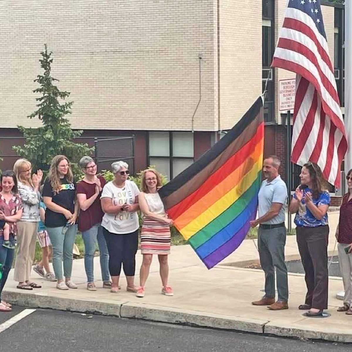 Record number of Pride flags raised in Montgomery County - Philadelphia ...