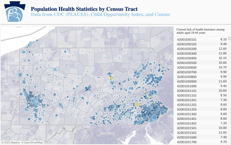 New online tool aims to identify and address health inequities across Pa.