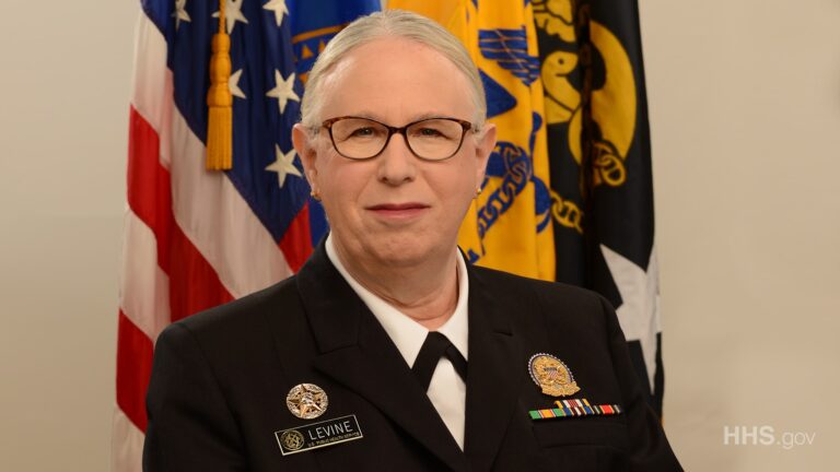 Dr. Rachel Levine sworn in as four-star admiral in U.S. Public Health Service Commissioned Corps