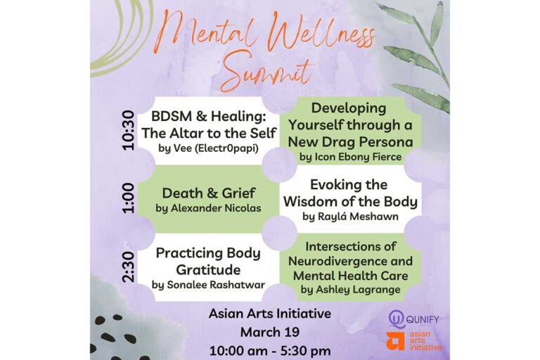 Qunify to hold mental health summit centering QTBIPOC