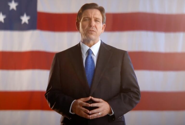 Florida Gov. Ron DeSantis in a campaign video