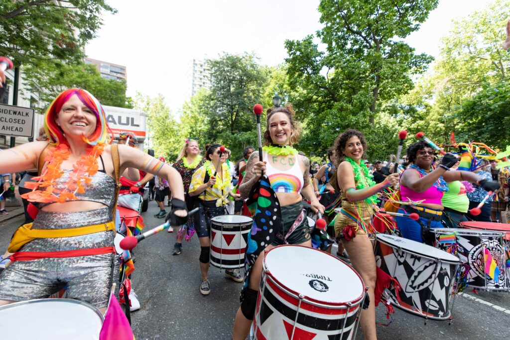Marchers during this year's Pride parade in Philadelphia. (Photo: Cody Aldrich Photography and Aversa PR)