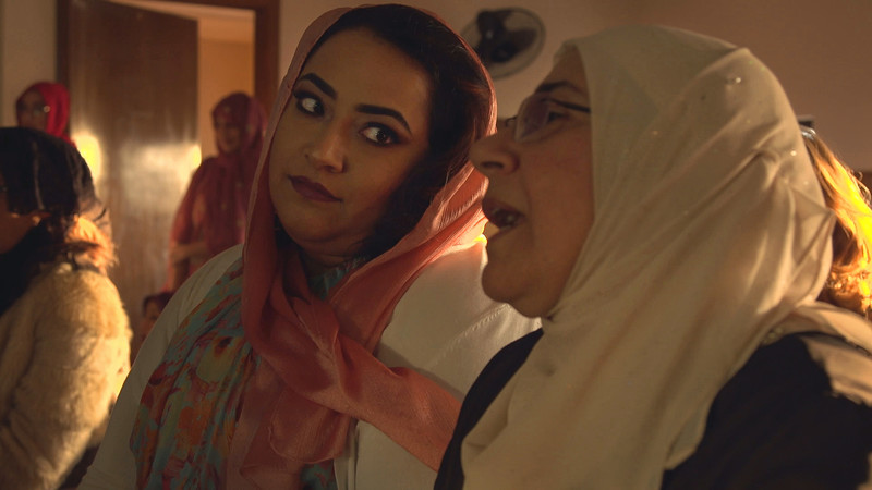Emna Abdelhedi and her mother in ‘Coming Around.’