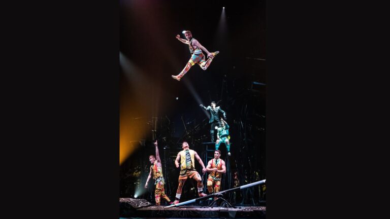 Performers in Cirque du Soleil’s latest show, ‘Bazzar.’