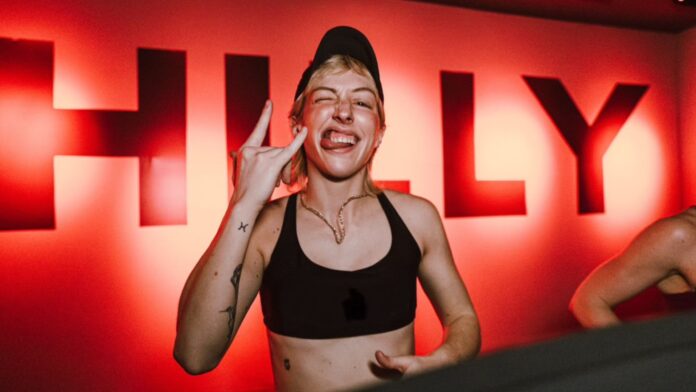 Parker Lloyd, a nonbinary coach at Barry’s and Strength Haus in South Philly.