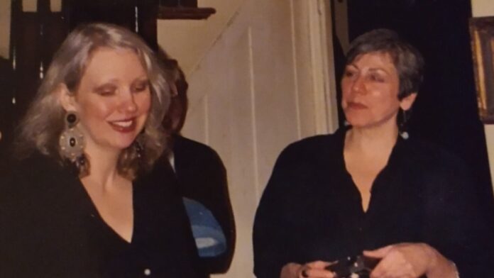 From left, Victoria A. Brownworth and her wife, Maddy Gold.