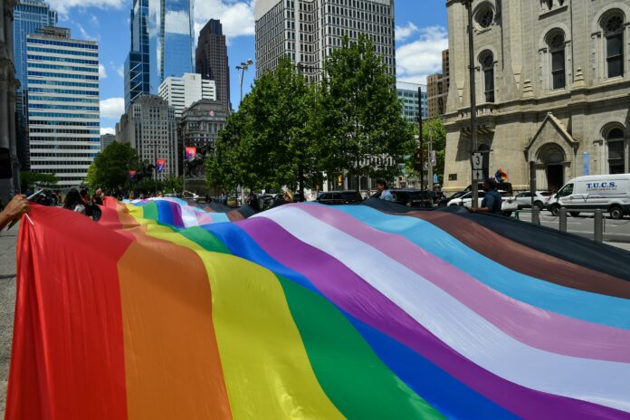400-foot Philadelphia Pride flag
