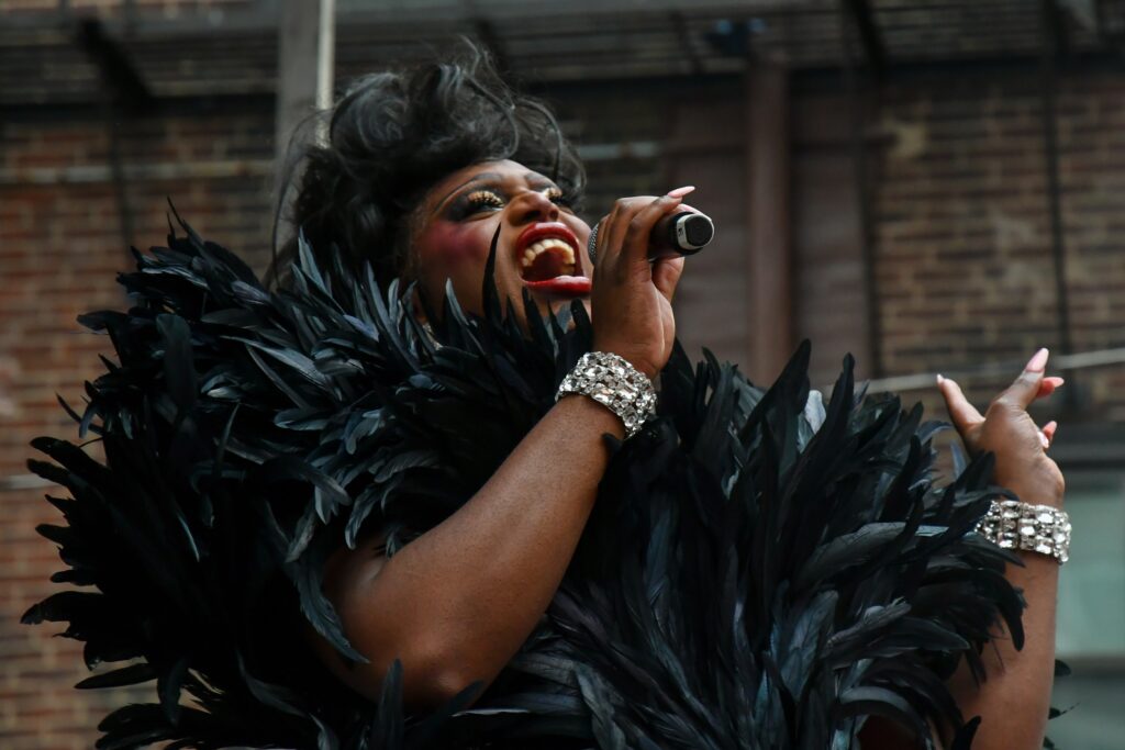 Sapphira Cristál performs during Philly Pride 2024.