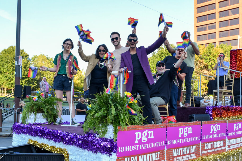 PGN staff on float