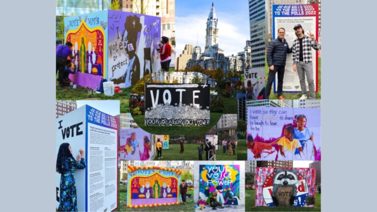 Philly art installations seek to inspire voter engagement