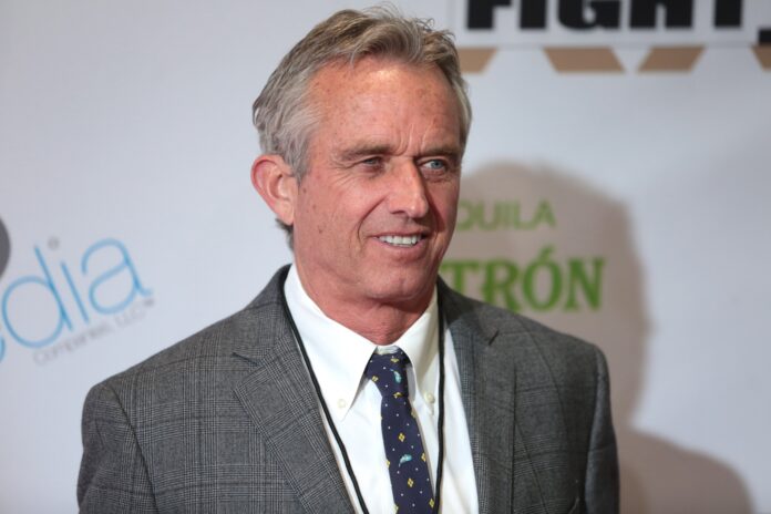 Robert F. Kennedy Jr. on the red carpet at Celebrity Fight Night XXIII at the JW Marriott Desert Ridge Resort & Spa in Phoenix, Arizona.