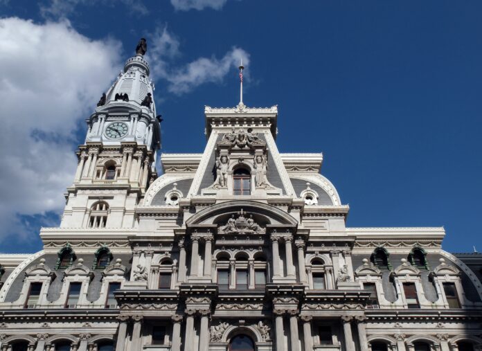 Philadelphia's landmark historic City Hall building.