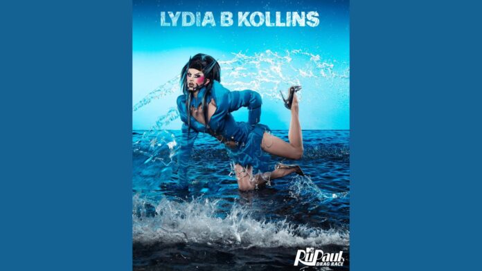 Promo image for Lydia B Kollins on ‘RuPaul’s Drag Race’