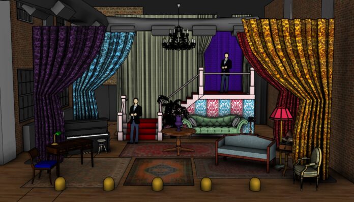 A rendering of the set for ‘The Drag.’